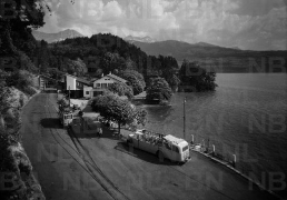 Beatenbucht, Bahnstation, 1930-1969, © NB, Graphische Sammlung