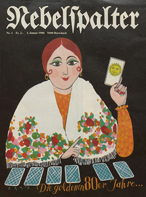 Titelblatt einer Ausgabe des Nebelspalters aus dem Jahr 1980. Sämtliche Nummern des Satire-Magazins bis 2010 sind online zugänglich.