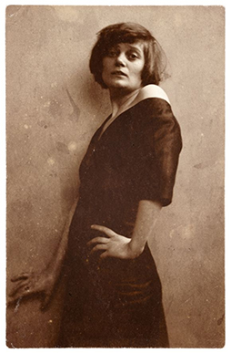 Emmy Hennings, 1912. Source : Archives littéraires suisses (ALS), Berne. Fonds Hennings/Ball.