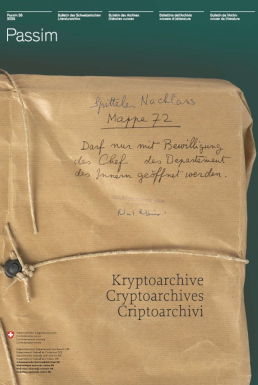 Titelbild unter Verwendung eines Fotos von Flurin Bertschinger, Schweizerische Nationalbibliothek