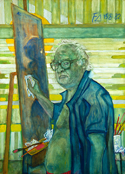 Friedrich Dürrenmatt, Self-portrait, 1982