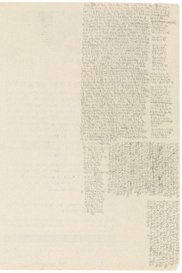 Manuskript von Robert Walser in Kleinstschrift