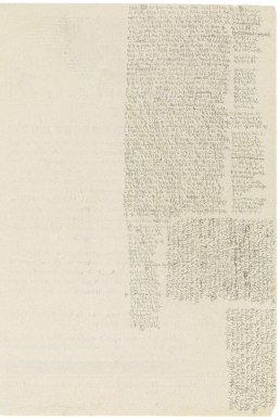 Manuskript von Robert Walser in Kleinstschrift